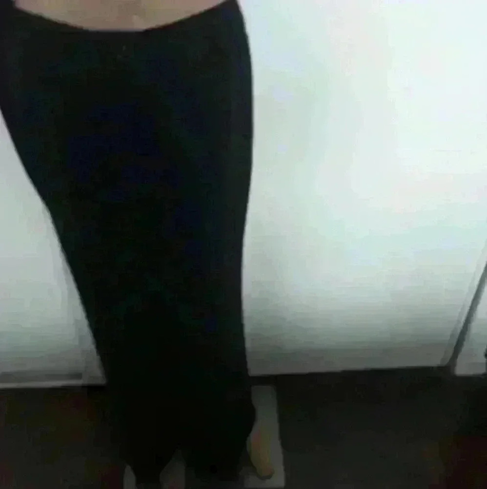 Suzy shier black wide leg  dress pant with cuff size 5/6 - Picture 2 of 5